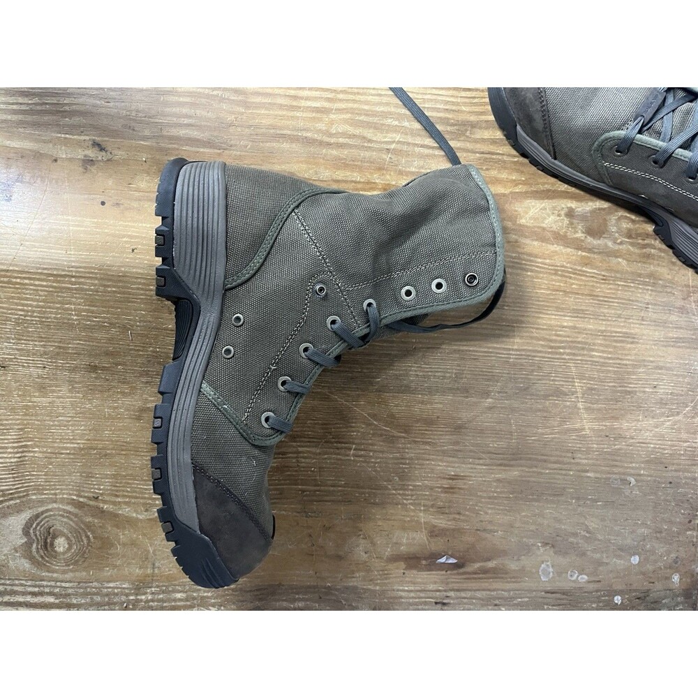 Men's Keen ASTM F 2413-18 Brown Military Green Work Steel Toe Utility Boots 14 - Picture 10 of 16
